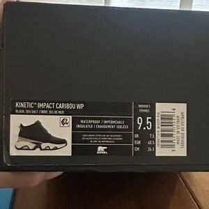 Sorel women’s Kinetic Impact Caribou Sneakers - Black and Tan